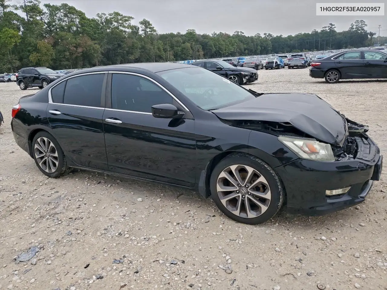 1HGCR2F53EA020957 2014 Honda Accord Sport