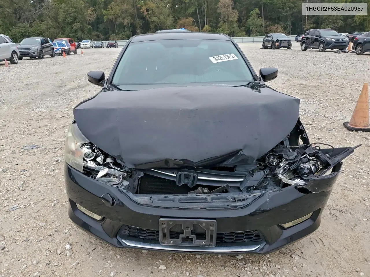 1HGCR2F53EA020957 2014 Honda Accord Sport