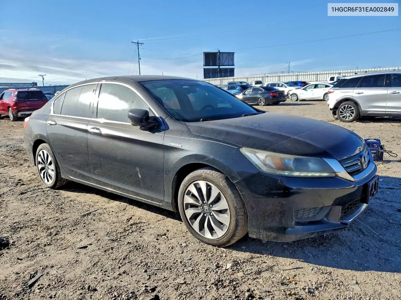 1HGCR6F31EA002849 2014 Honda Accord Hybrid