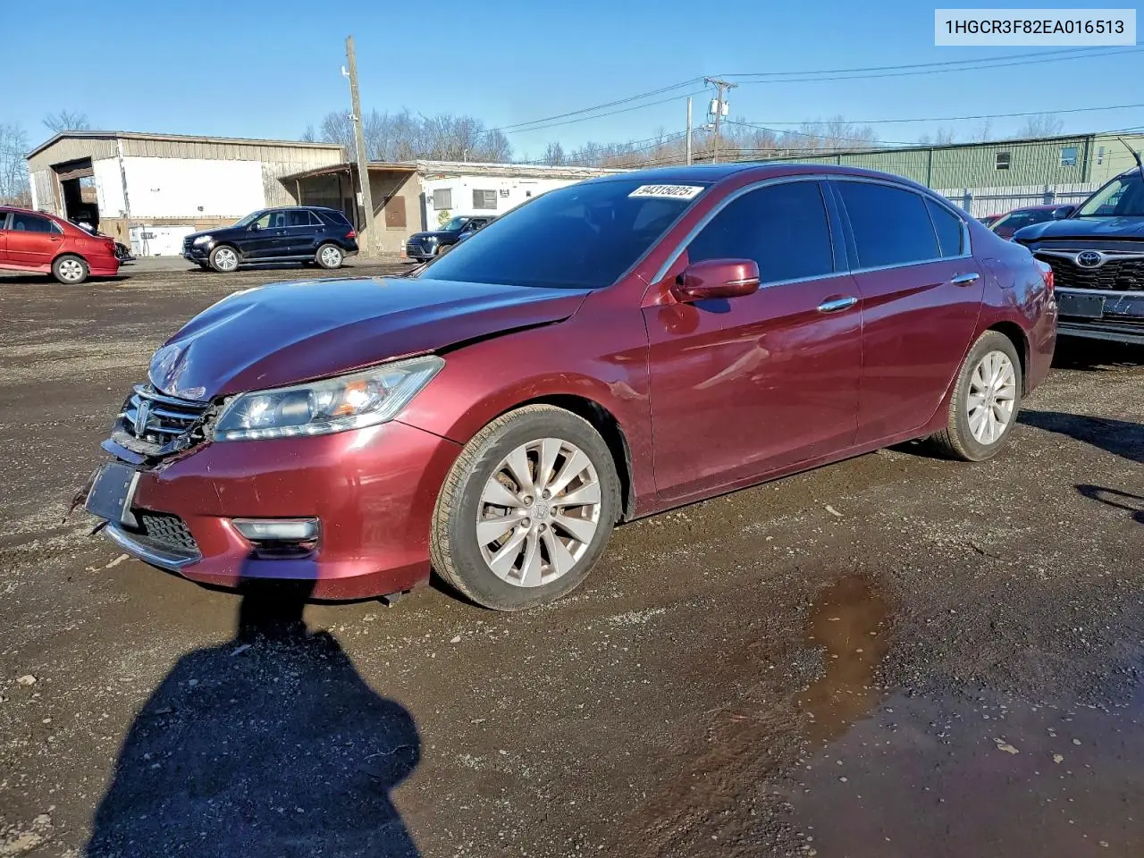 1HGCR3F82EA016513 2014 Honda Accord Exl