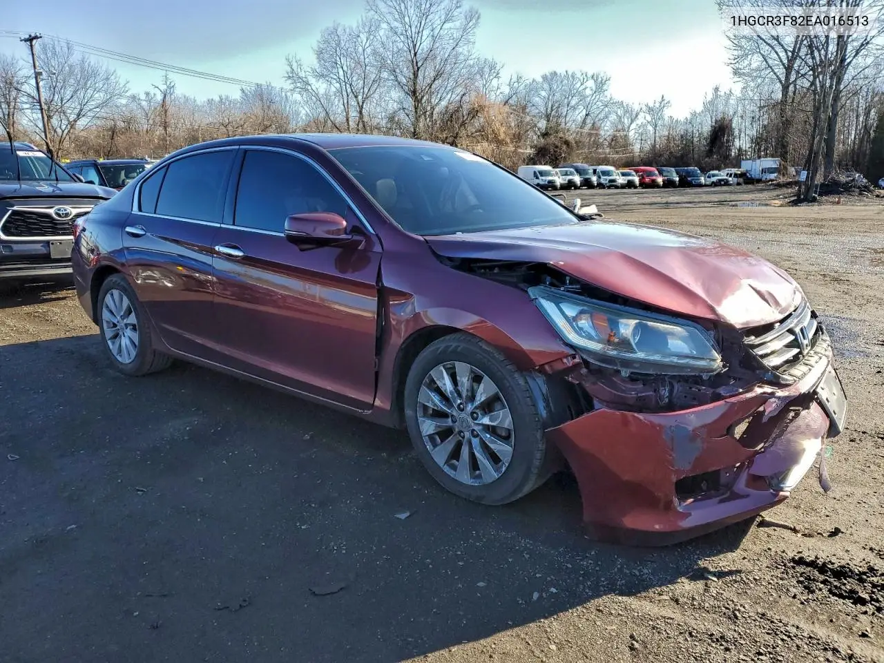 1HGCR3F82EA016513 2014 Honda Accord Exl