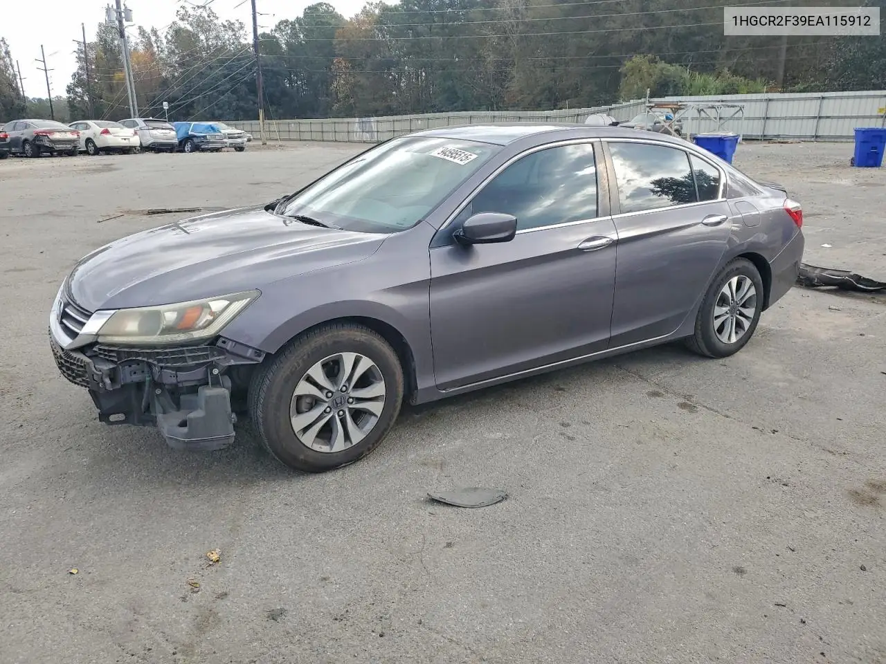 1HGCR2F39EA115912 2014 Honda Accord Lx