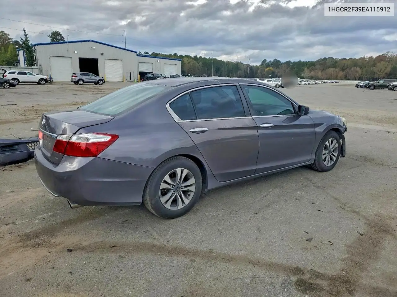 1HGCR2F39EA115912 2014 Honda Accord Lx