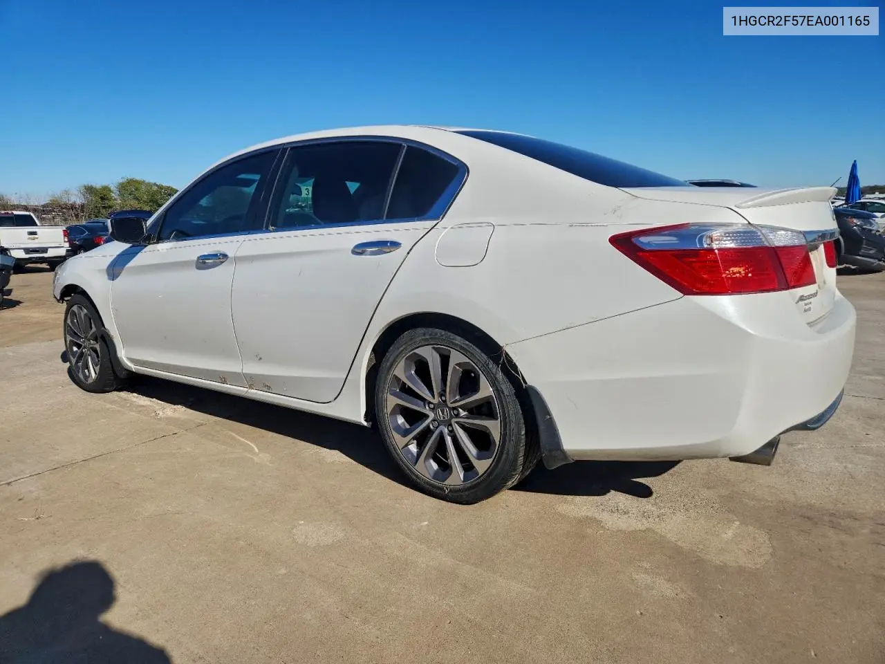 1HGCR2F57EA001165 2014 Honda Accord Sport