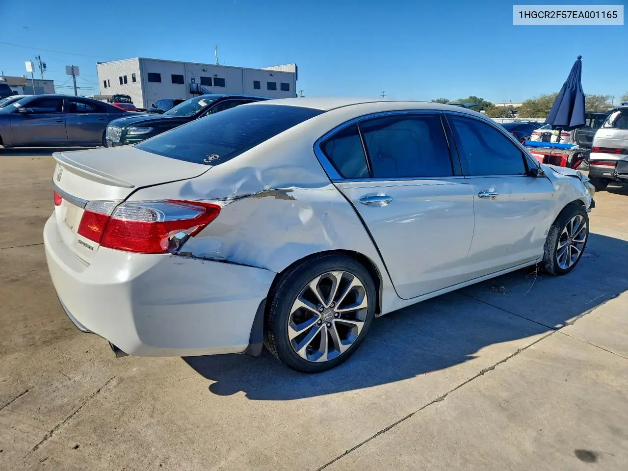 1HGCR2F57EA001165 2014 Honda Accord Sport