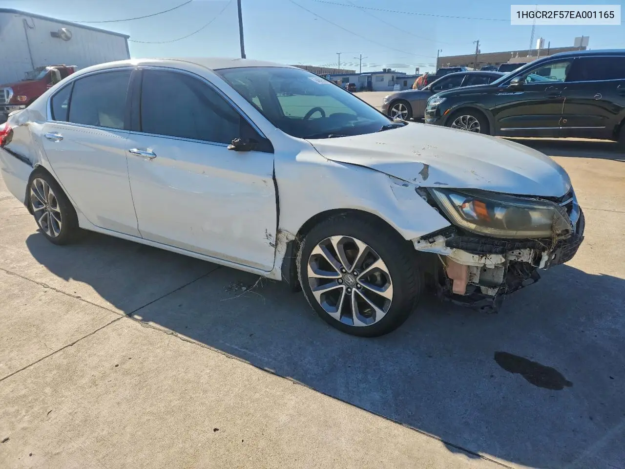 1HGCR2F57EA001165 2014 Honda Accord Sport