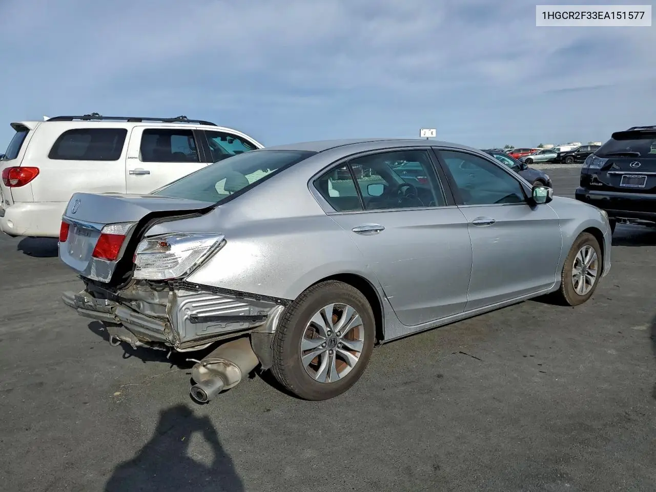 1HGCR2F33EA151577 2014 Honda Accord Lx