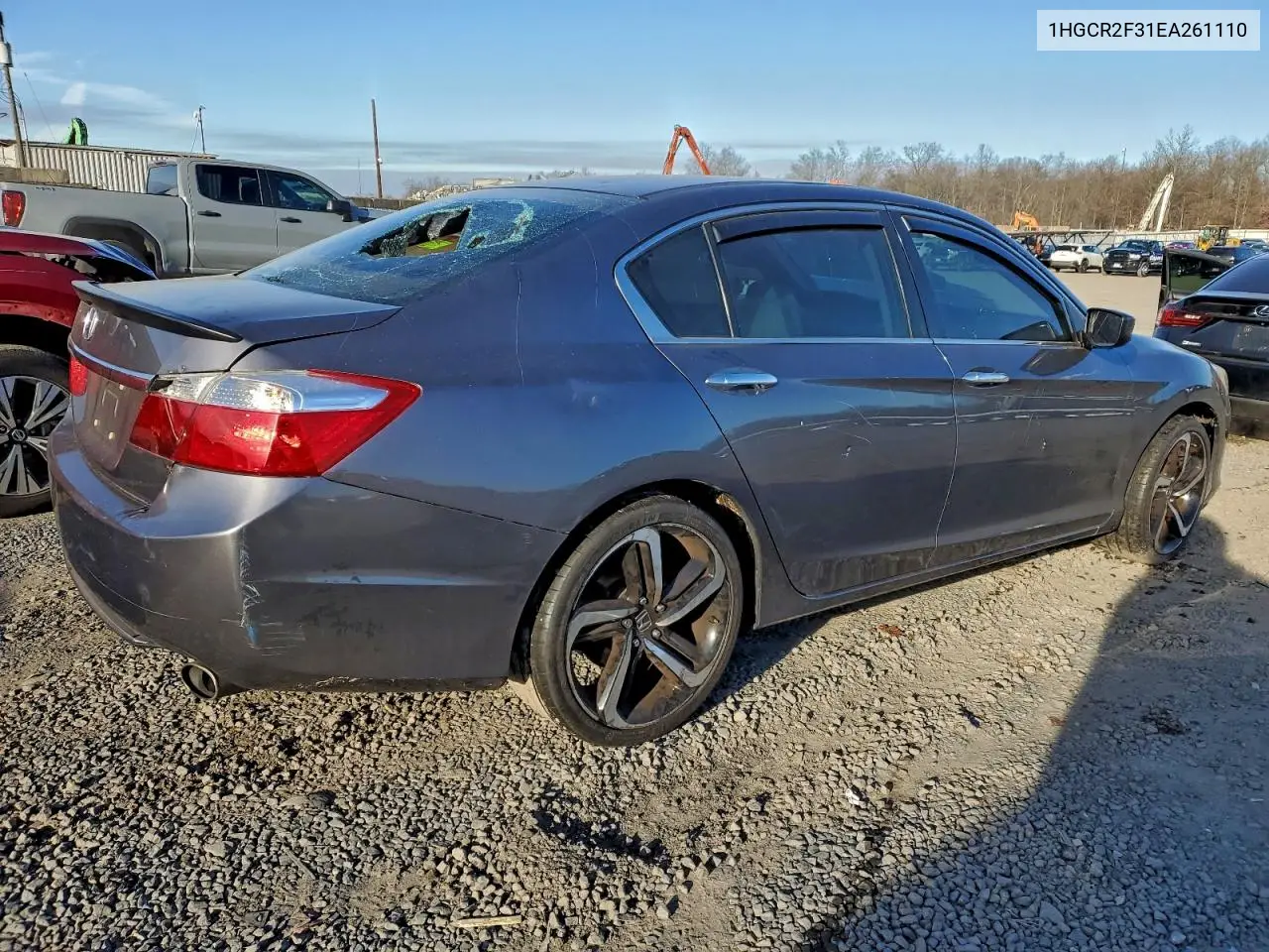 1HGCR2F31EA261110 2014 Honda Accord Lx