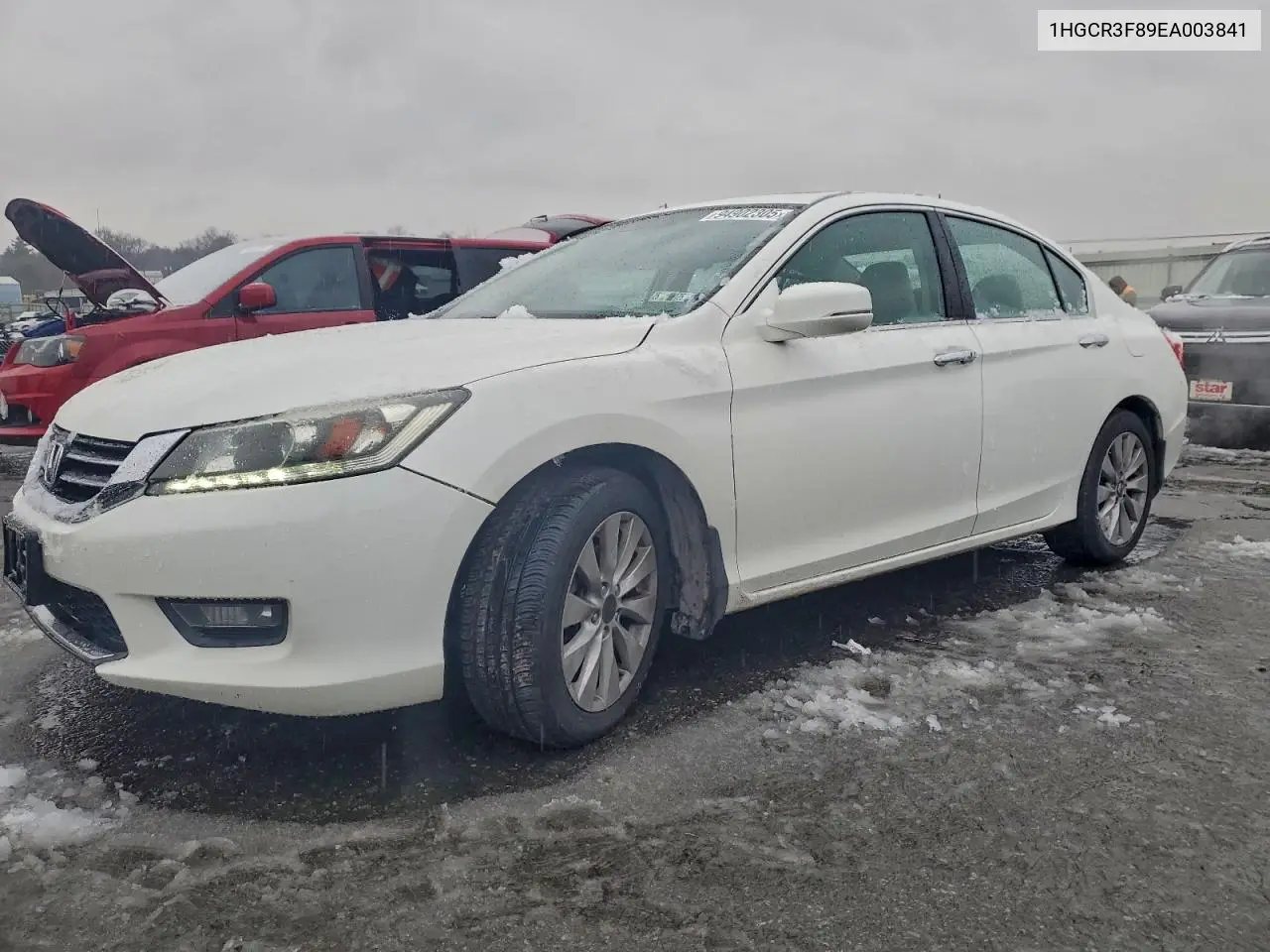 1HGCR3F89EA003841 2014 Honda Accord Exl