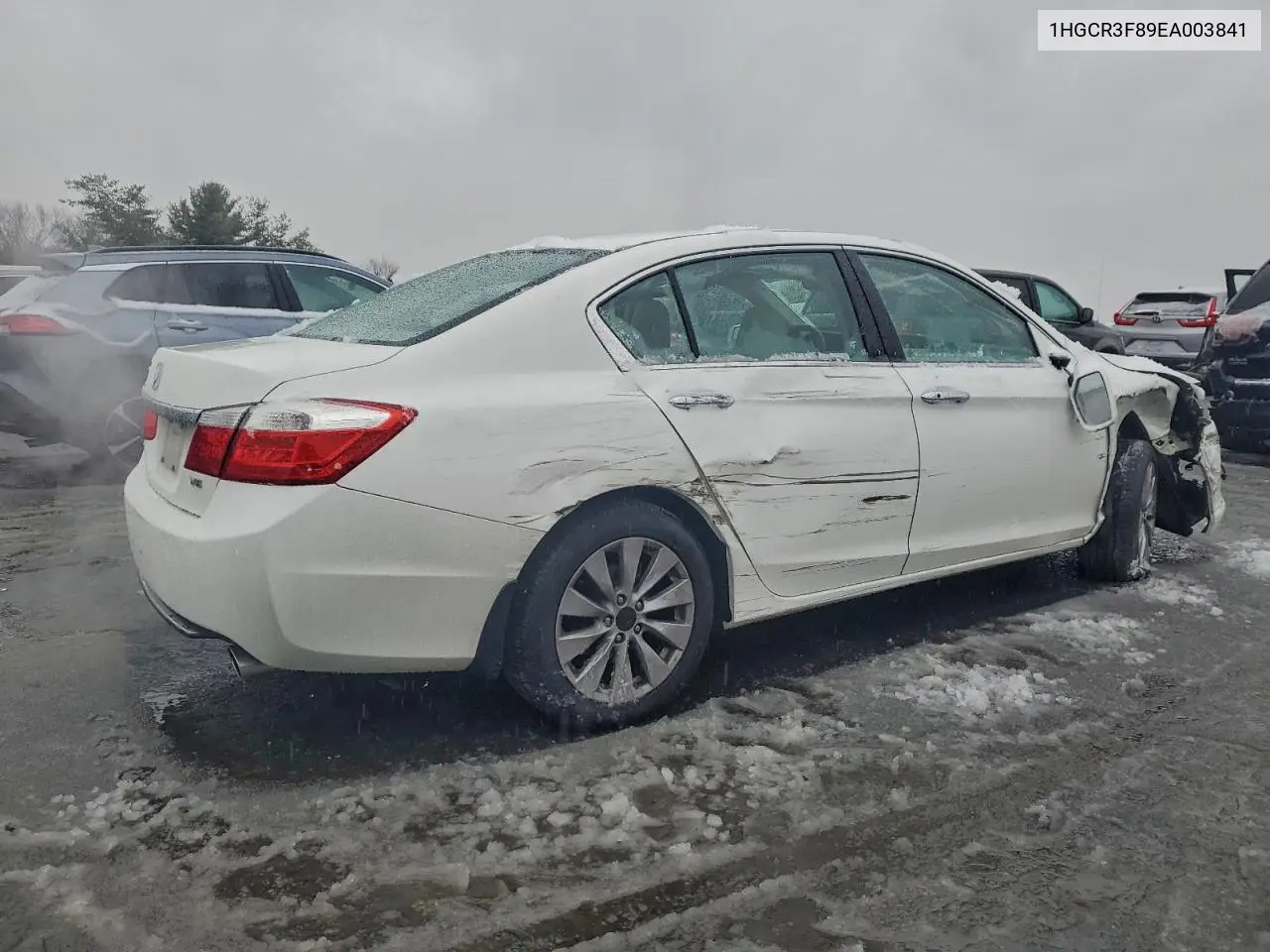 1HGCR3F89EA003841 2014 Honda Accord Exl