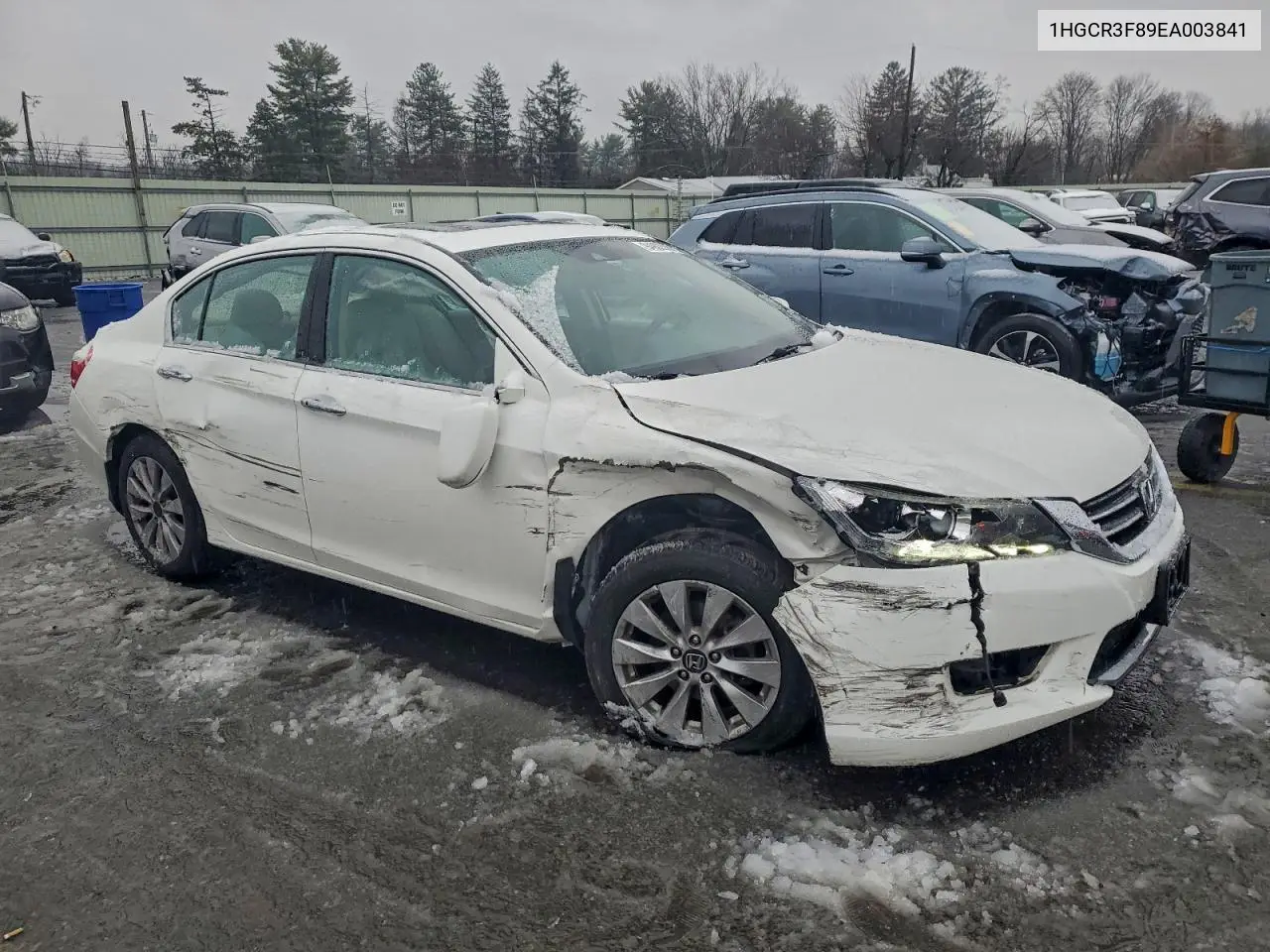 1HGCR3F89EA003841 2014 Honda Accord Exl