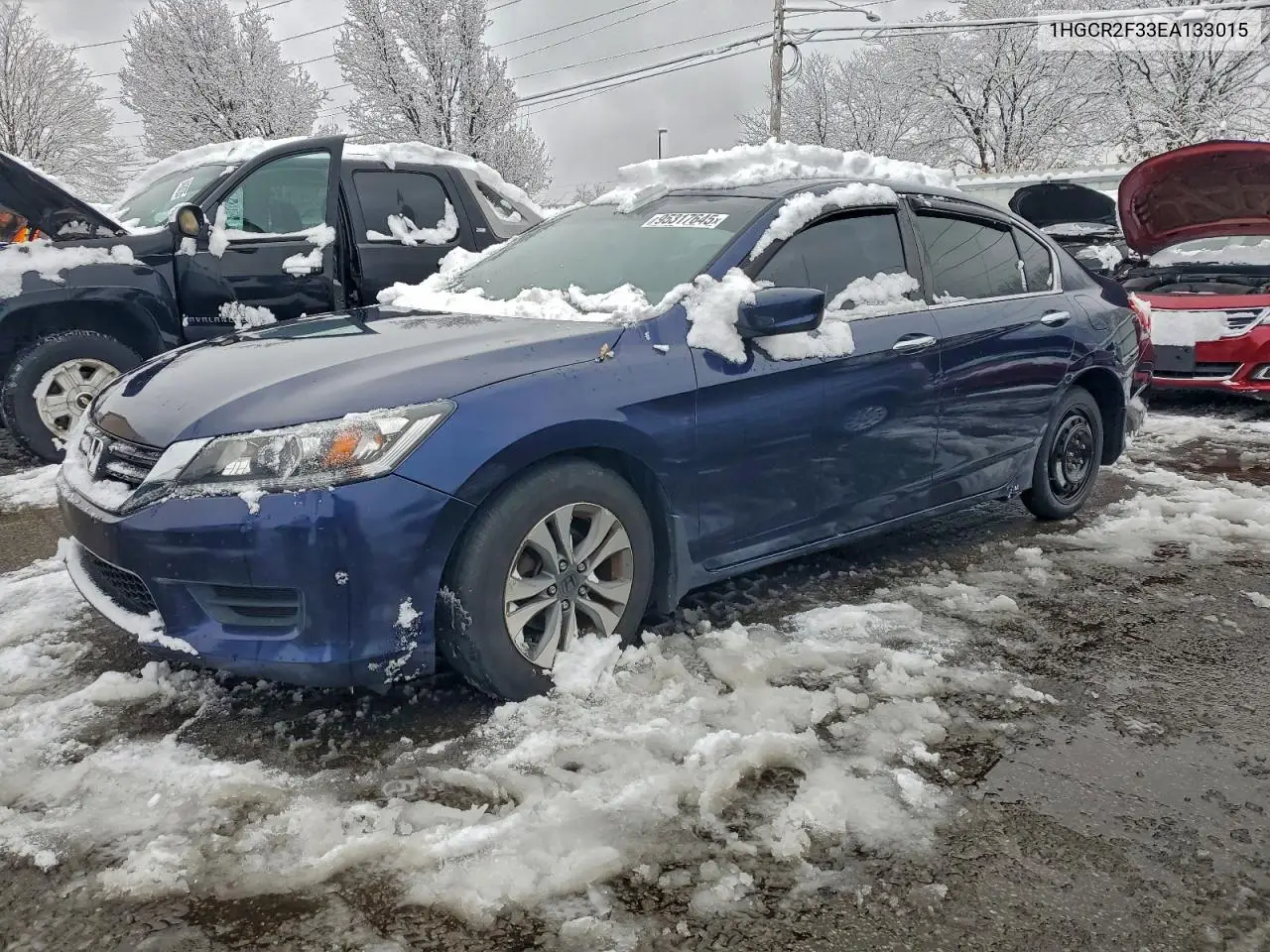 1HGCR2F33EA133015 2014 Honda Accord Lx