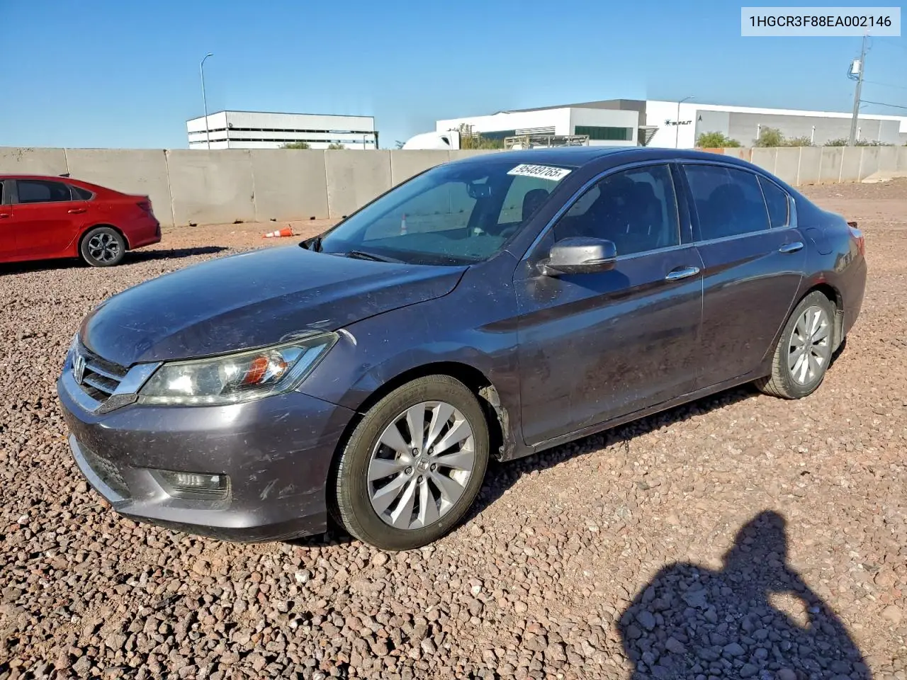 1HGCR3F88EA002146 2014 Honda Accord Exl
