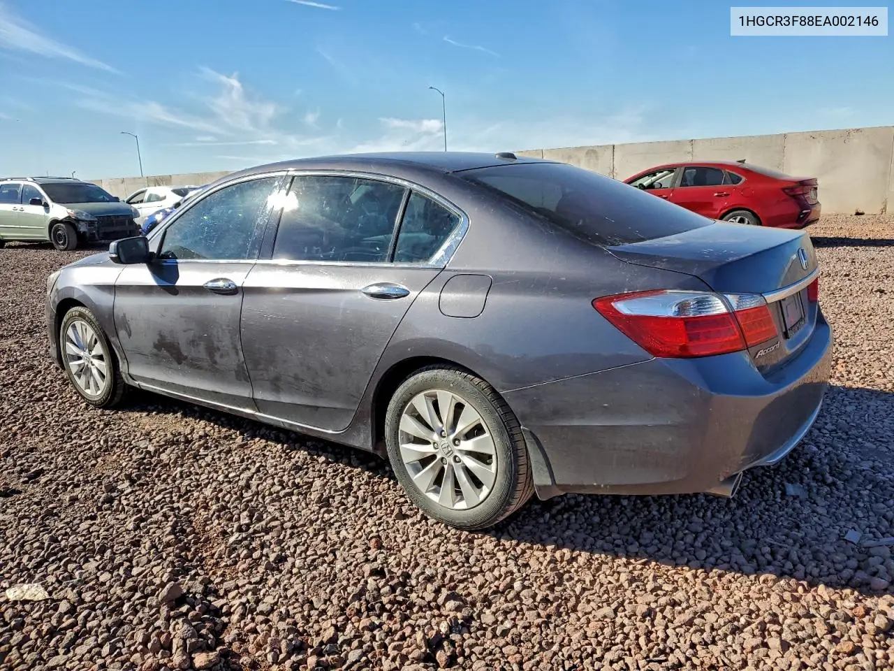 1HGCR3F88EA002146 2014 Honda Accord Exl