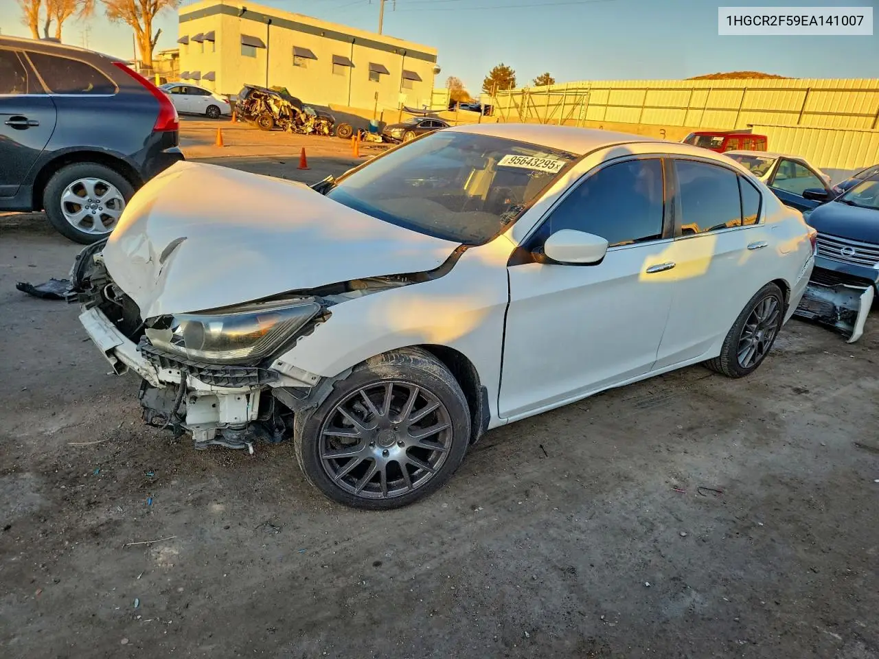 1HGCR2F59EA141007 2014 Honda Accord Sport