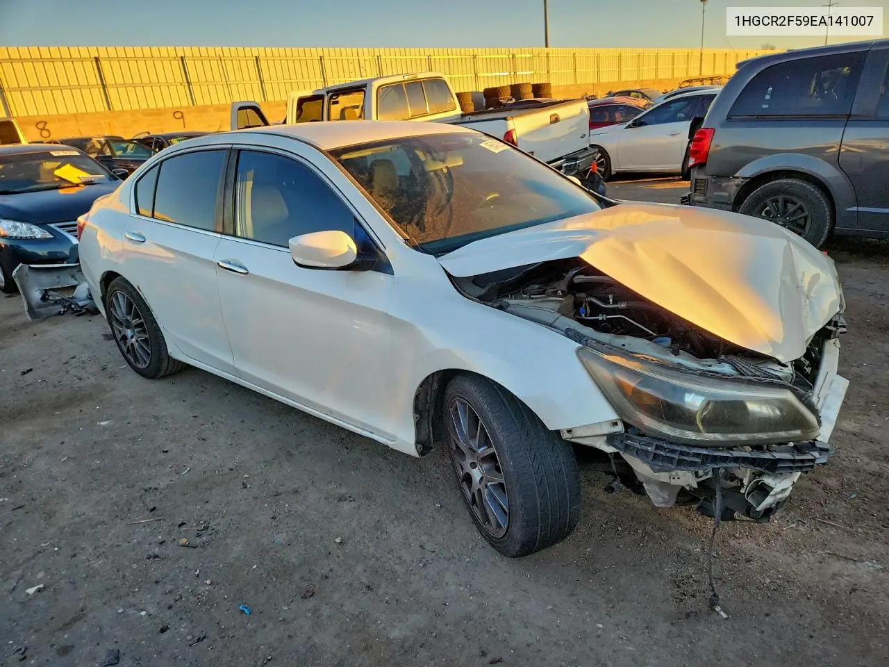 1HGCR2F59EA141007 2014 Honda Accord Sport