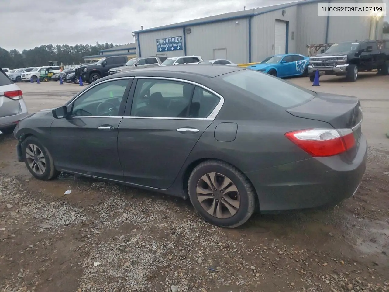 1HGCR2F39EA107499 2014 Honda Accord Lx