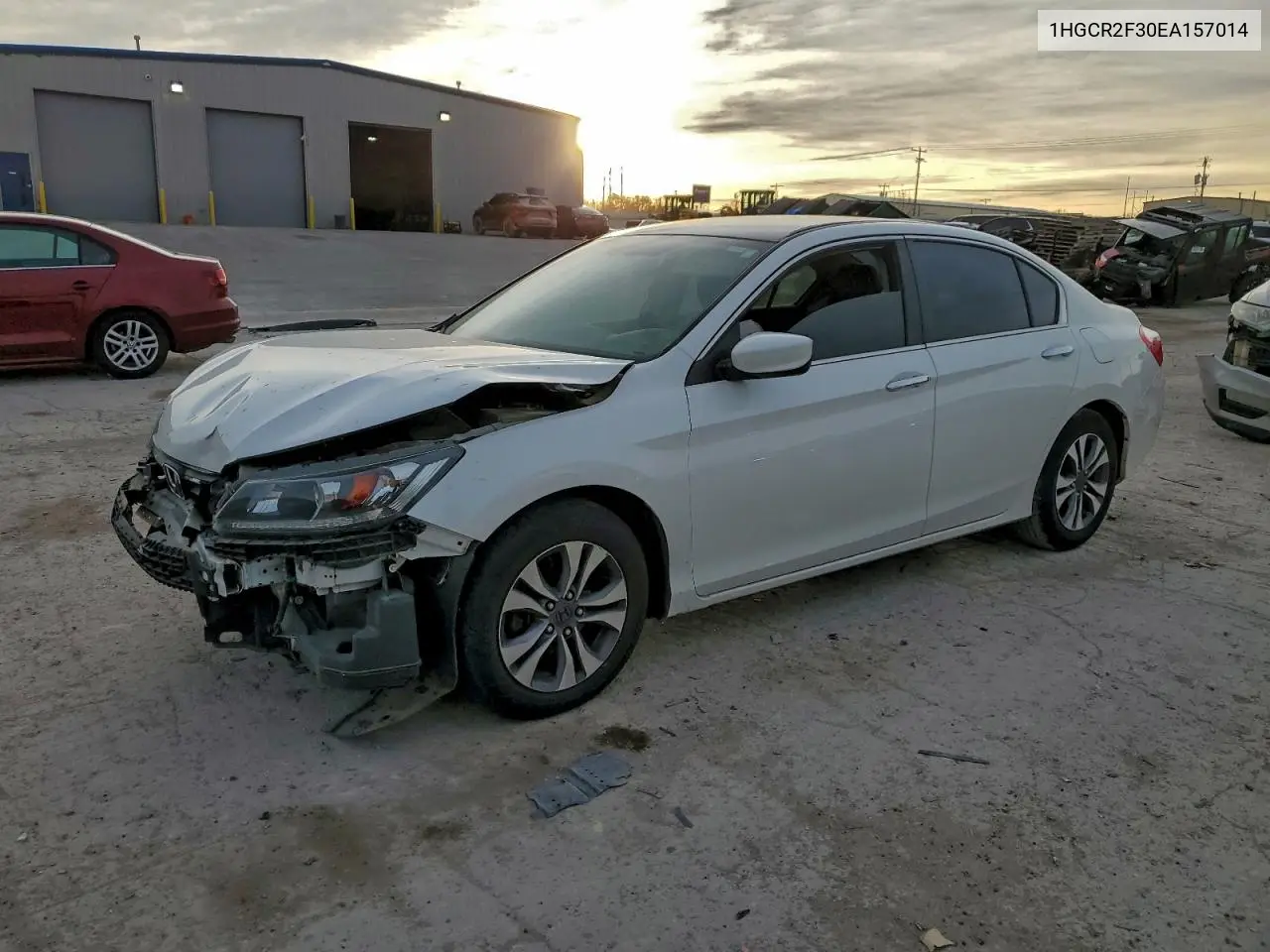1HGCR2F30EA157014 2014 Honda Accord Lx