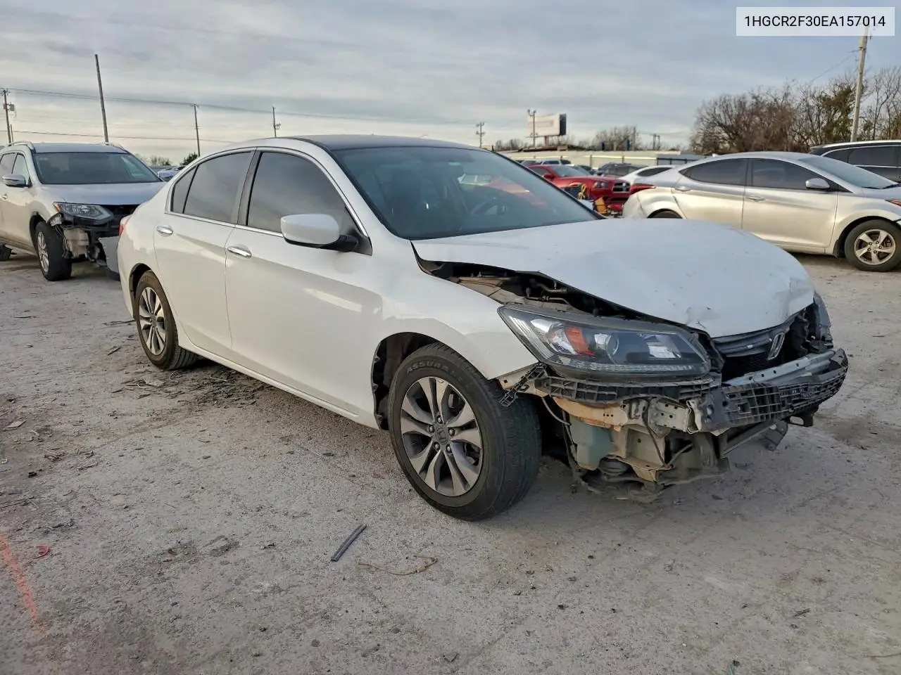 1HGCR2F30EA157014 2014 Honda Accord Lx