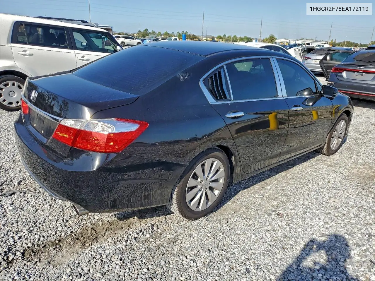 1HGCR2F78EA172119 2014 Honda Accord Ex