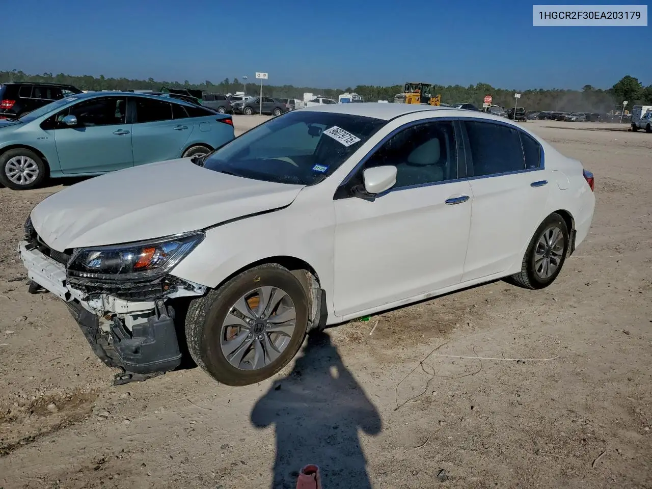 1HGCR2F30EA203179 2014 Honda Accord Lx