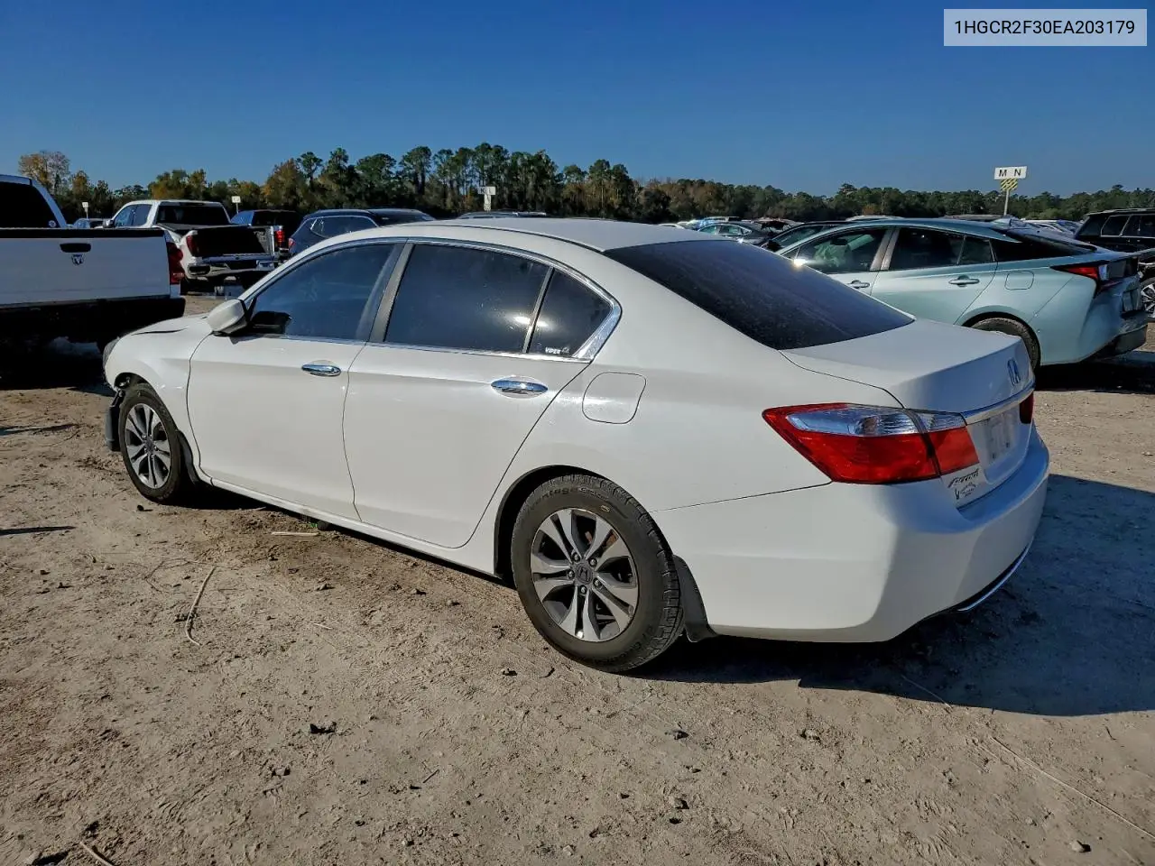1HGCR2F30EA203179 2014 Honda Accord Lx