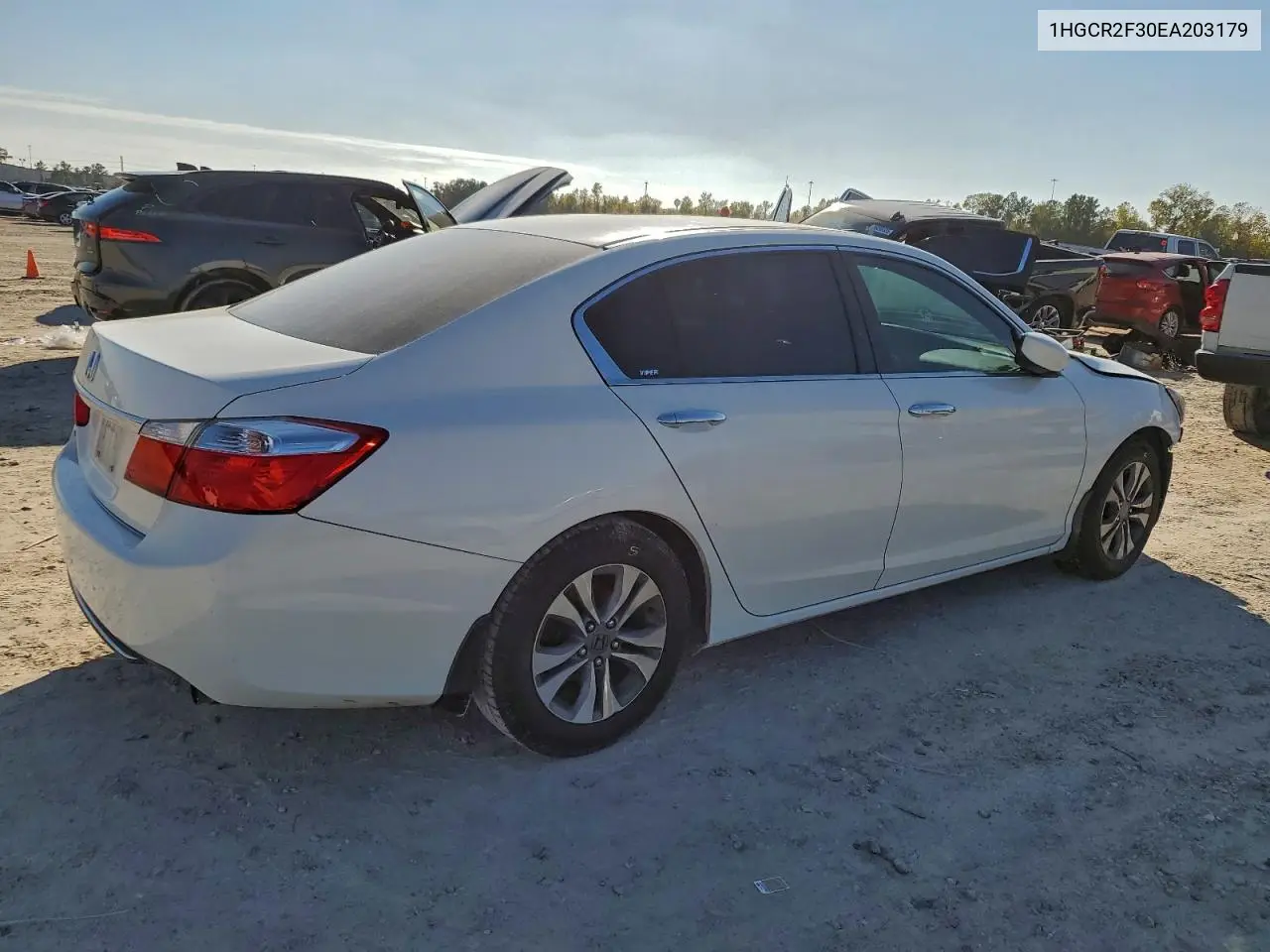 1HGCR2F30EA203179 2014 Honda Accord Lx