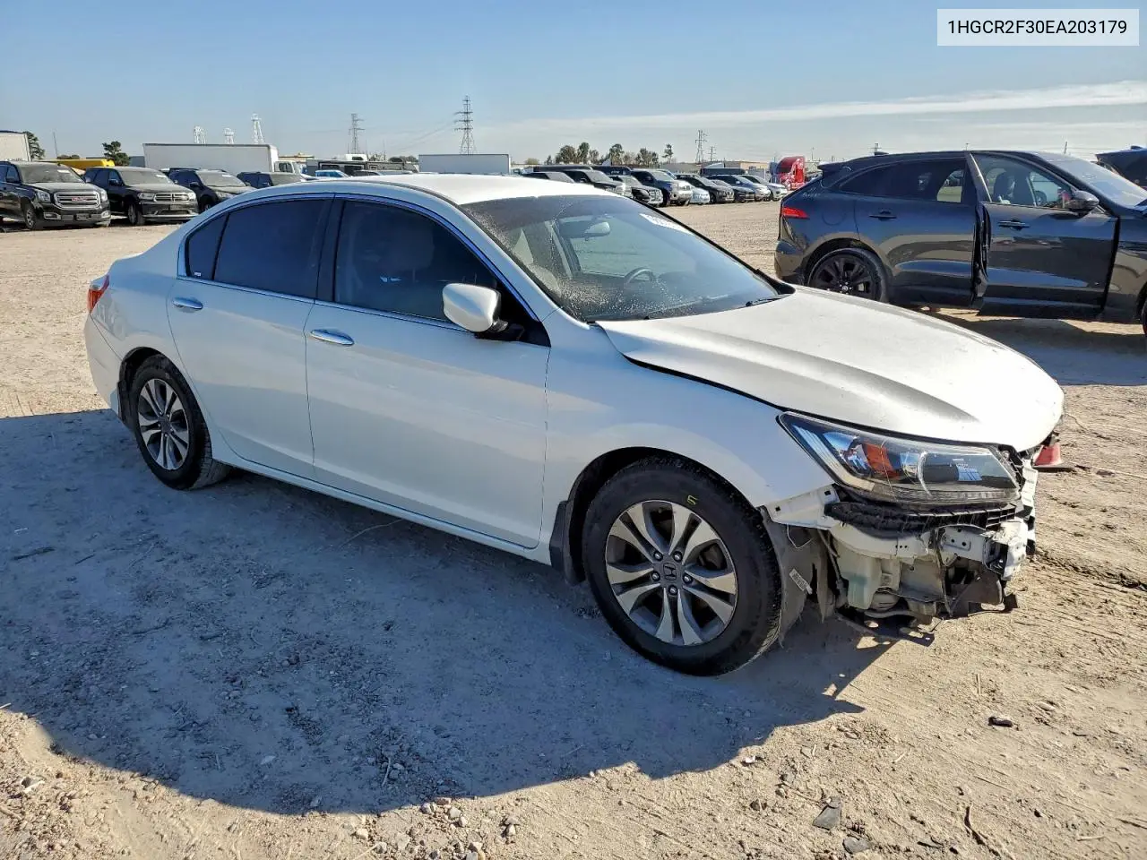 1HGCR2F30EA203179 2014 Honda Accord Lx