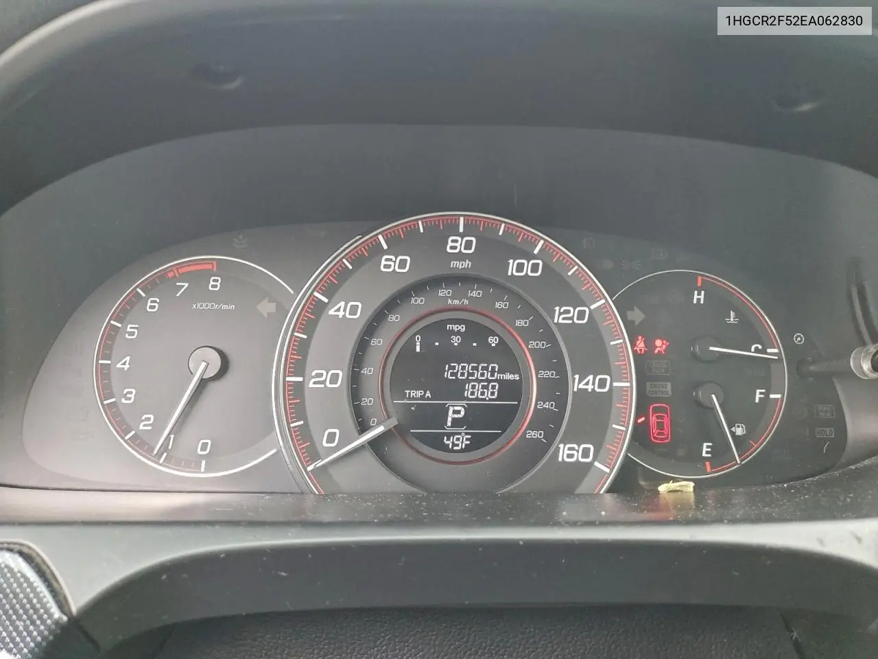 1HGCR2F52EA062830 2014 Honda Accord Sport