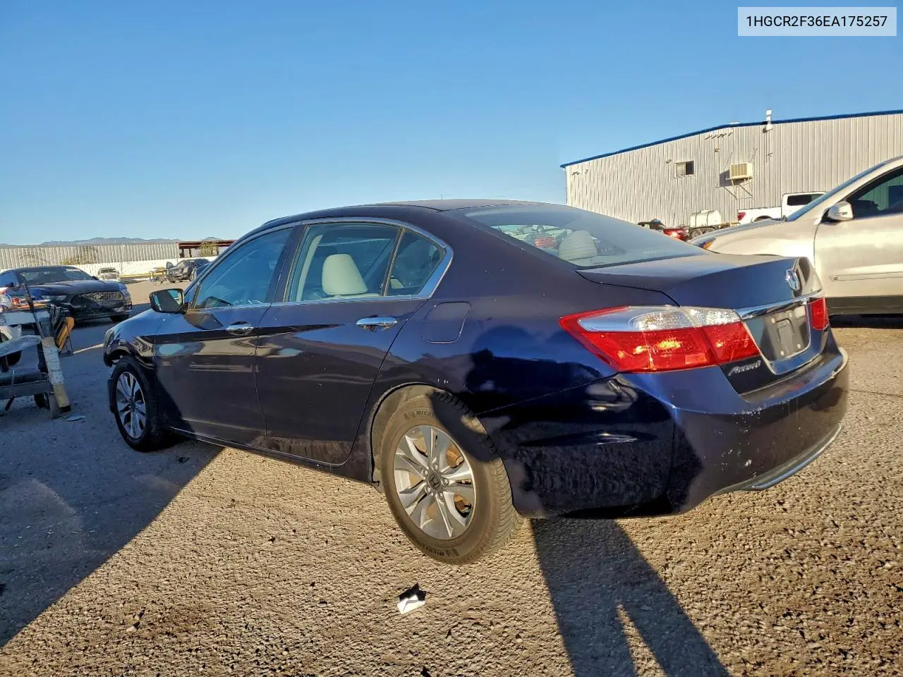 1HGCR2F36EA175257 2014 Honda Accord Lx