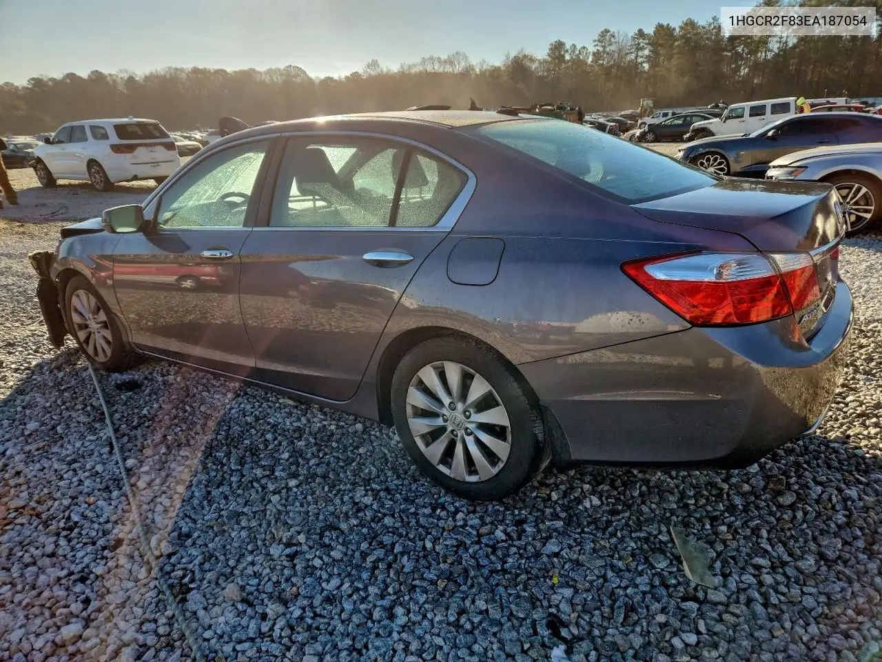 1HGCR2F83EA187054 2014 Honda Accord Exl