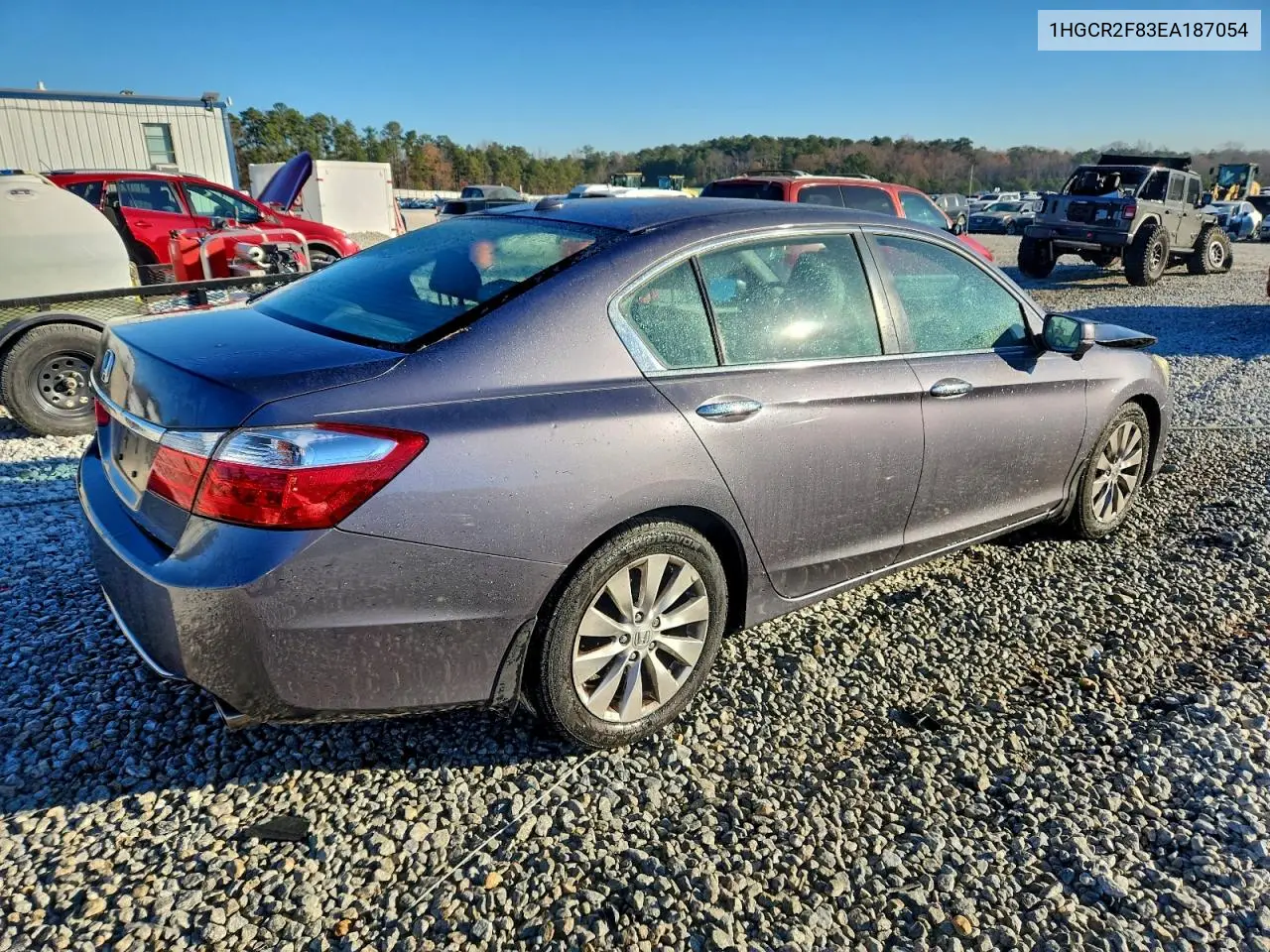 1HGCR2F83EA187054 2014 Honda Accord Exl
