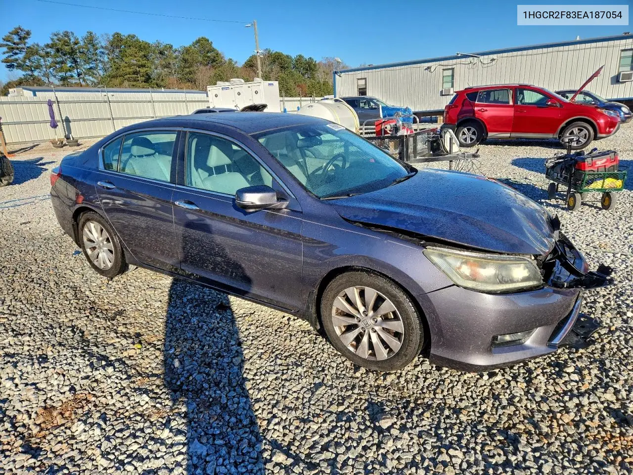 1HGCR2F83EA187054 2014 Honda Accord Exl