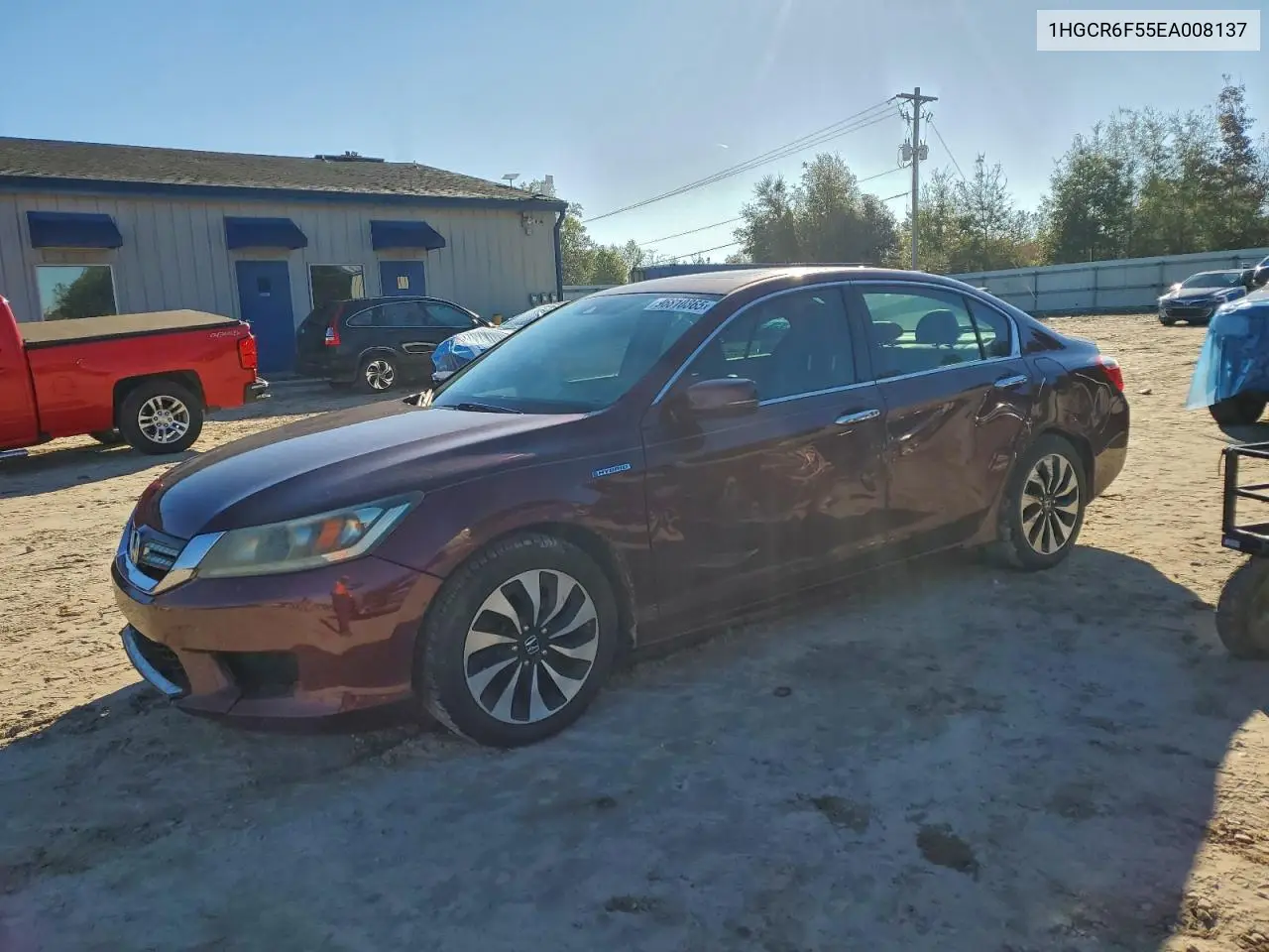 1HGCR6F55EA008137 2014 Honda Accord Hybrid Exl