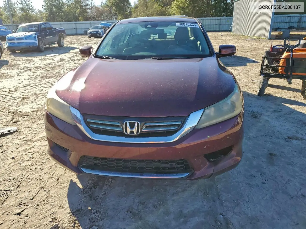 1HGCR6F55EA008137 2014 Honda Accord Hybrid Exl
