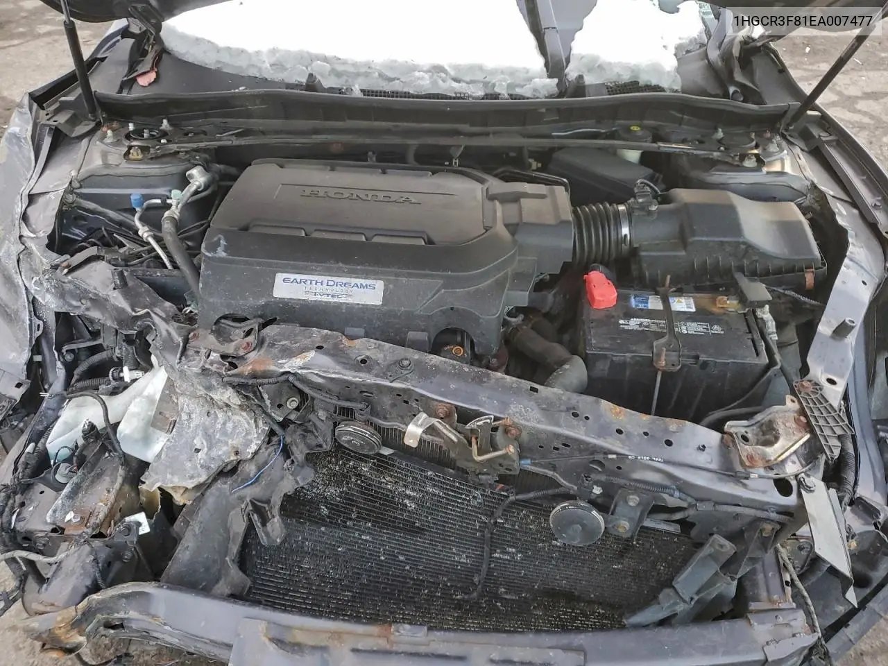 1HGCR3F81EA007477 2014 Honda Accord Exl