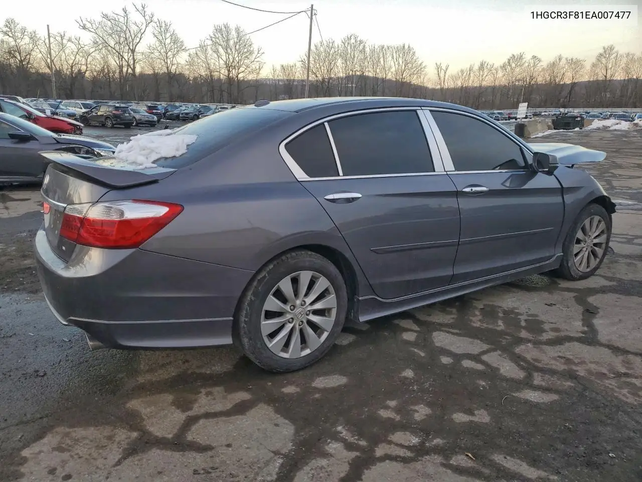 1HGCR3F81EA007477 2014 Honda Accord Exl