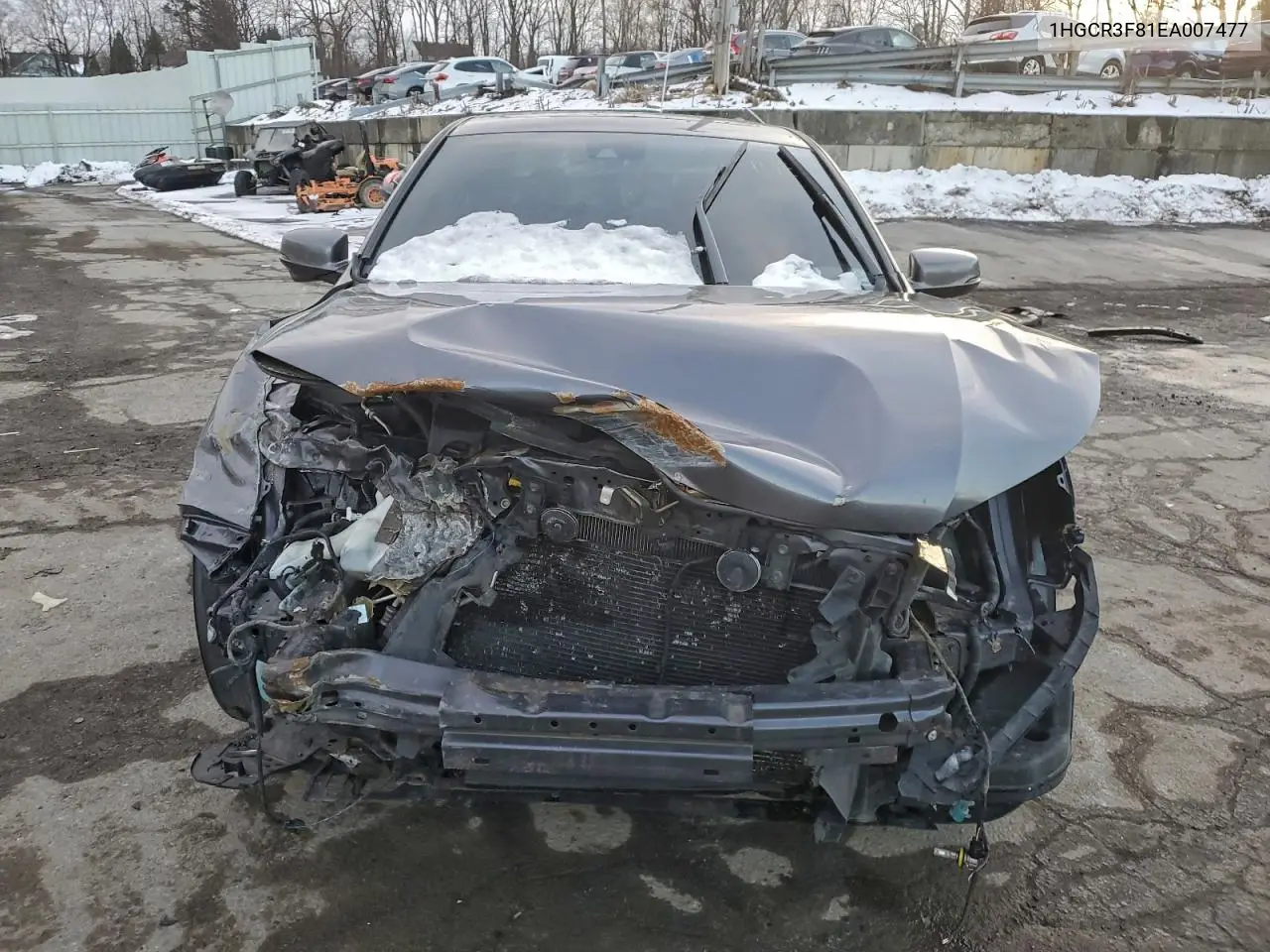 1HGCR3F81EA007477 2014 Honda Accord Exl