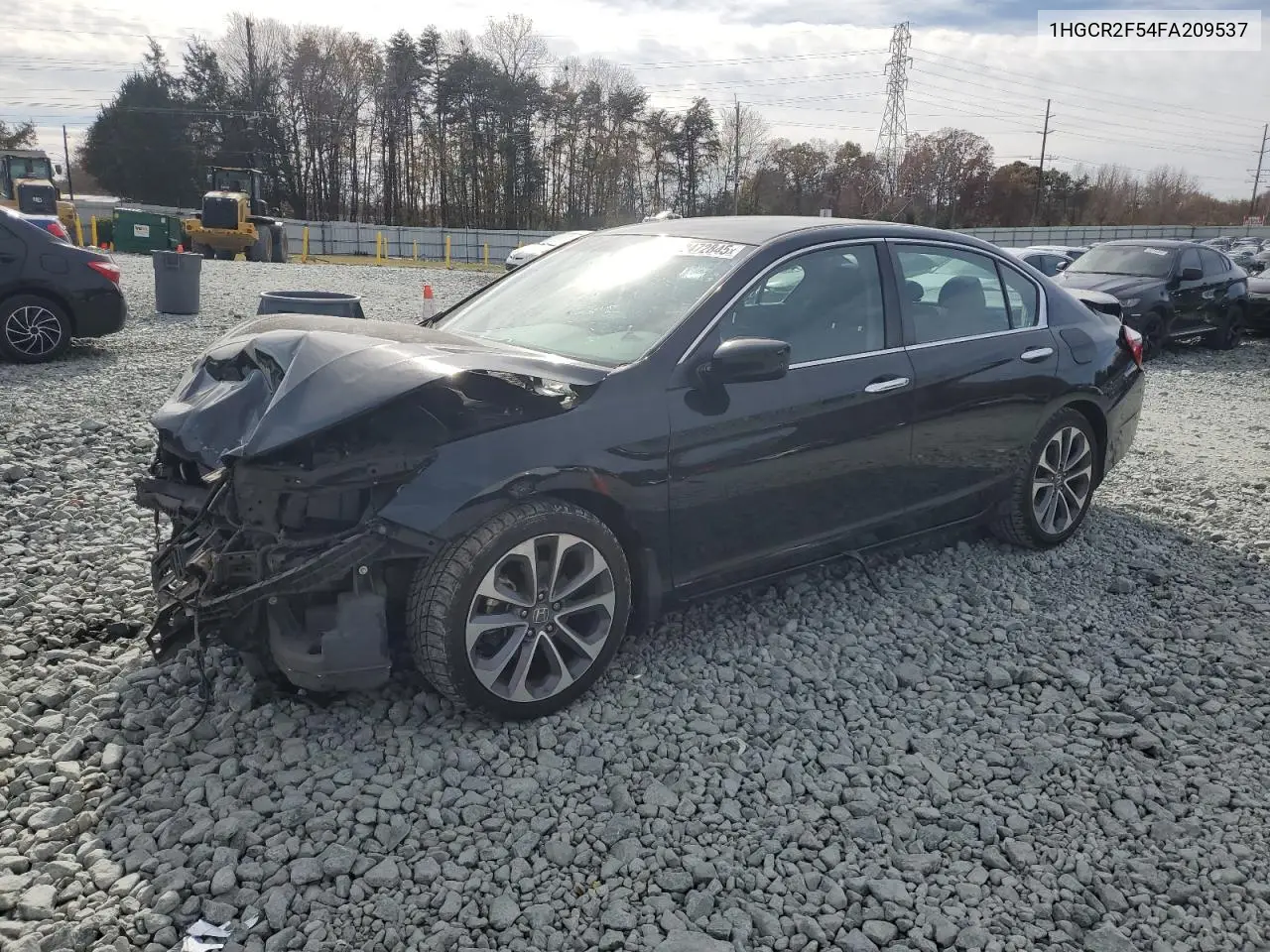 1HGCR2F54FA209537 2015 Honda Accord Sport