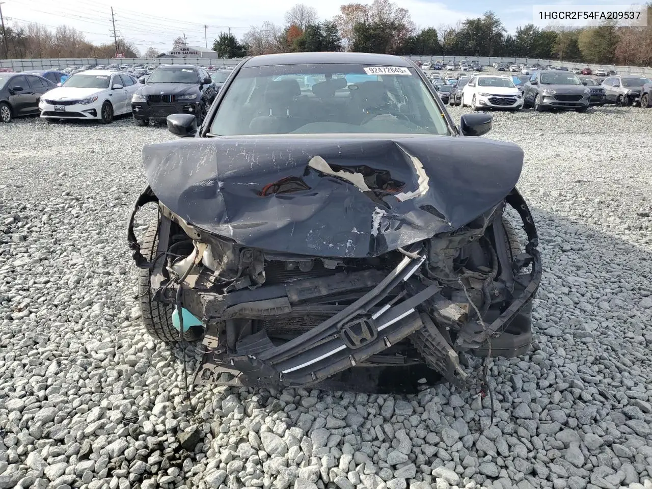 1HGCR2F54FA209537 2015 Honda Accord Sport
