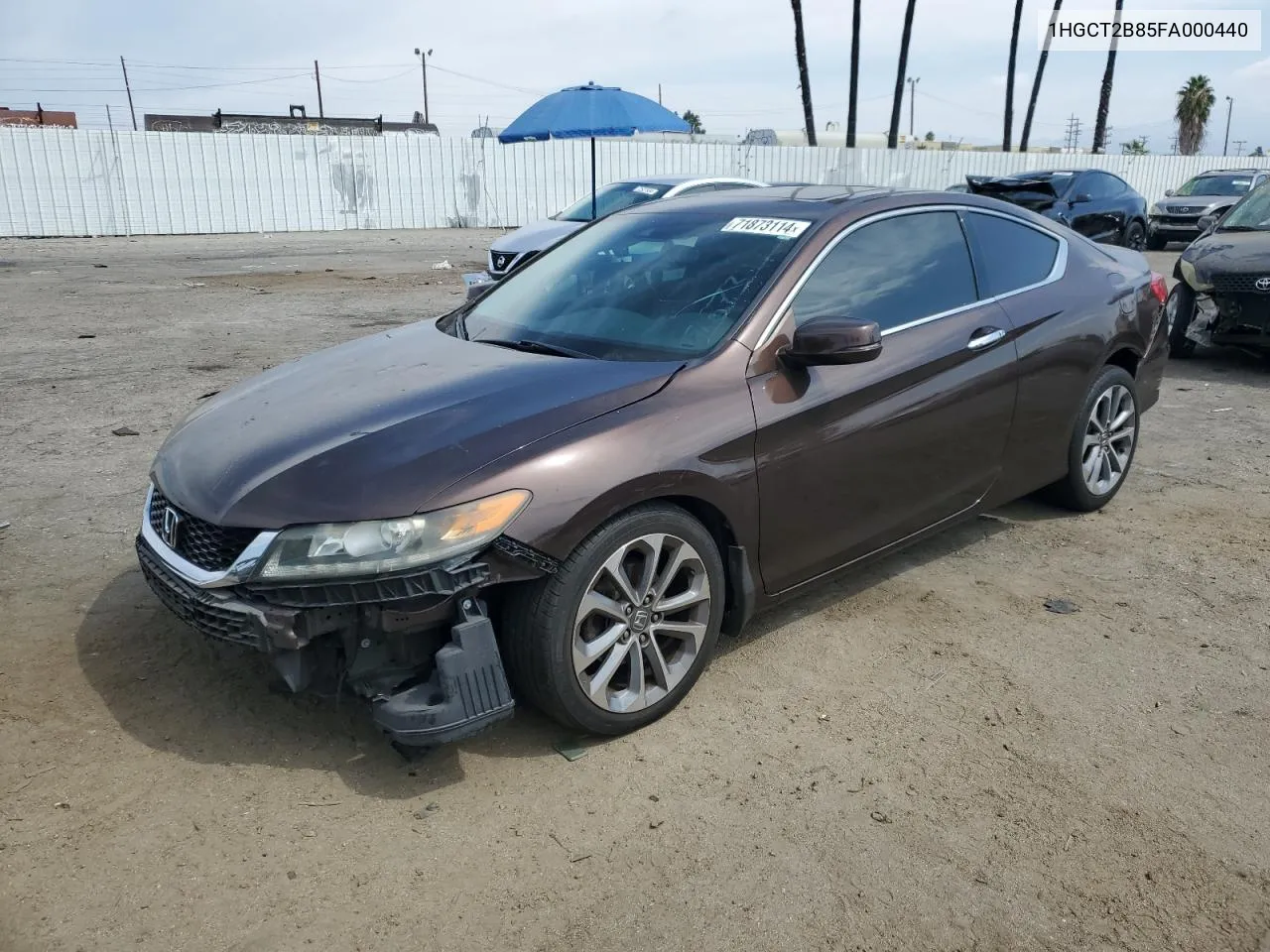 2015 Honda Accord Exl VIN: 1HGCT2B85FA000440 Lot: 71873114