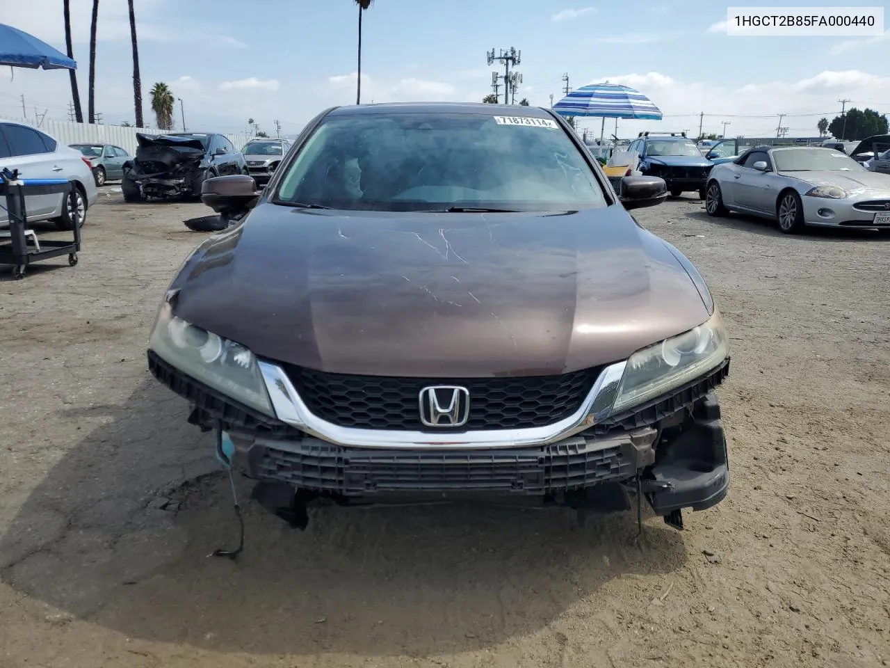 1HGCT2B85FA000440 2015 Honda Accord Exl