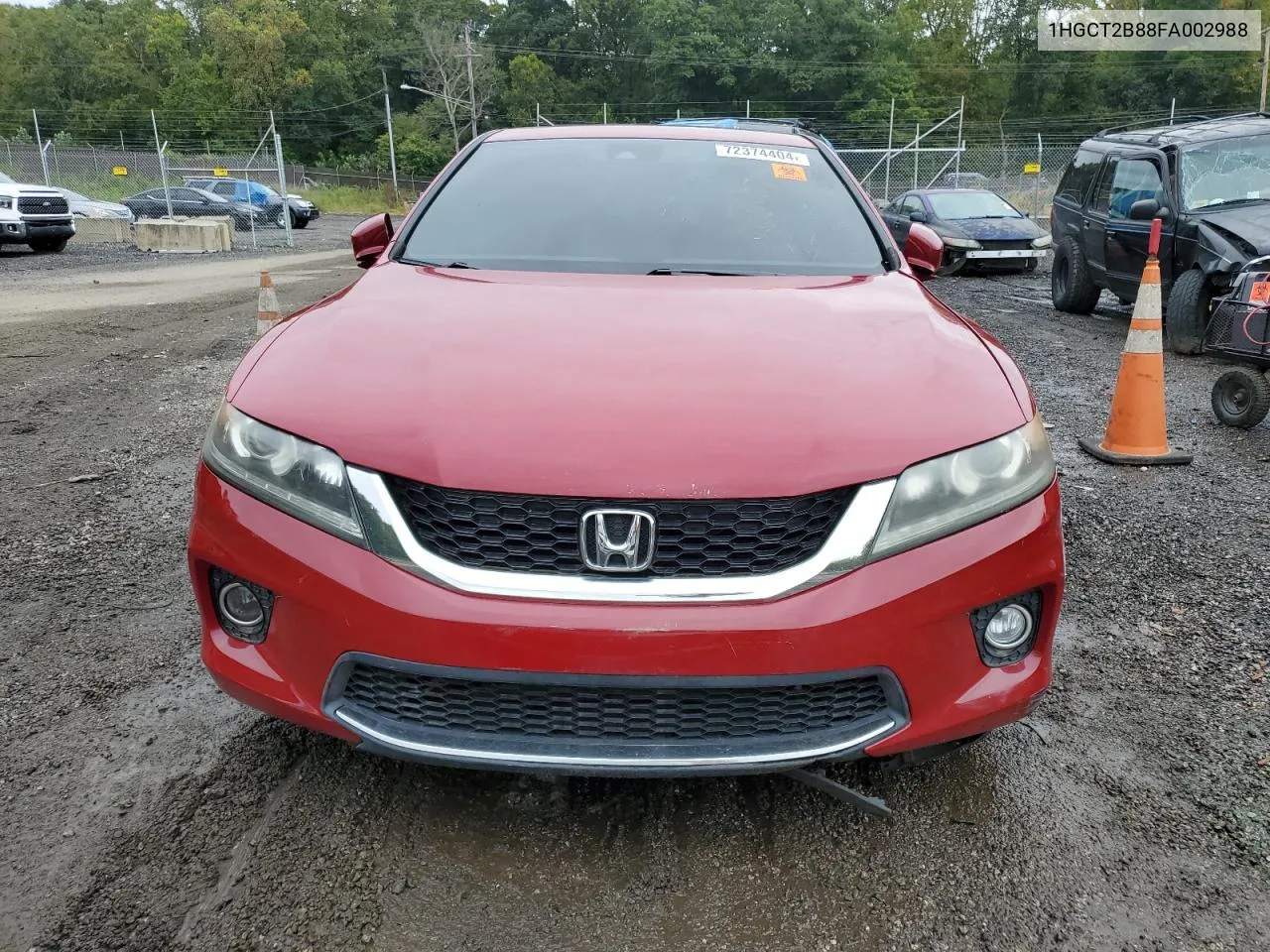 1HGCT2B88FA002988 2015 Honda Accord Exl