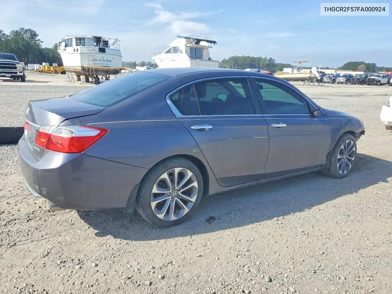 1HGCR2F57FA000924 2015 Honda Accord Sport