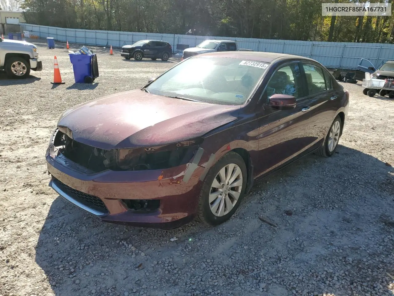 1HGCR2F85FA167731 2015 Honda Accord Exl