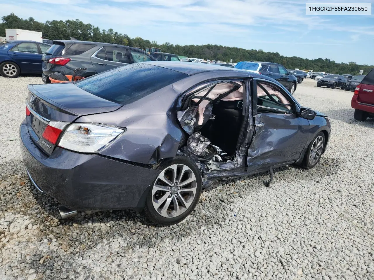 1HGCR2F56FA230650 2015 Honda Accord Sport