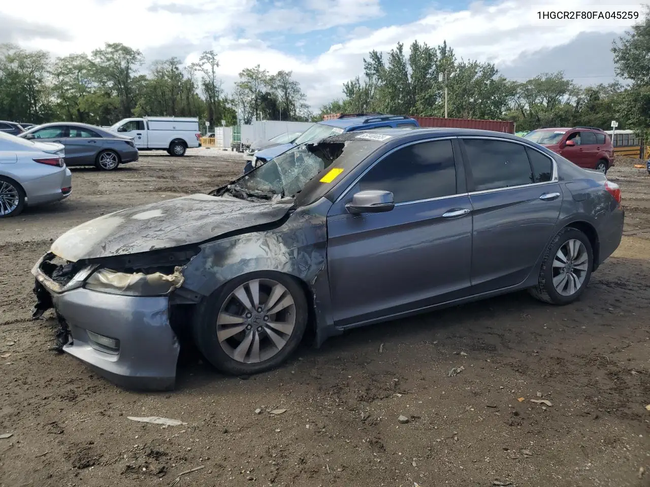 1HGCR2F80FA045259 2015 Honda Accord Exl
