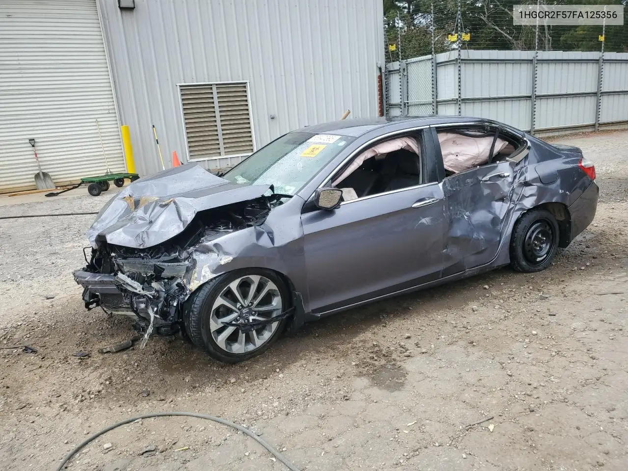 1HGCR2F57FA125356 2015 Honda Accord Sport