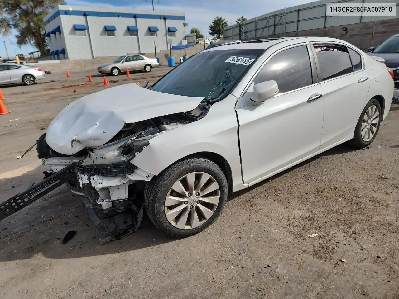1HGCR2F86FA007910 2015 Honda Accord Exl