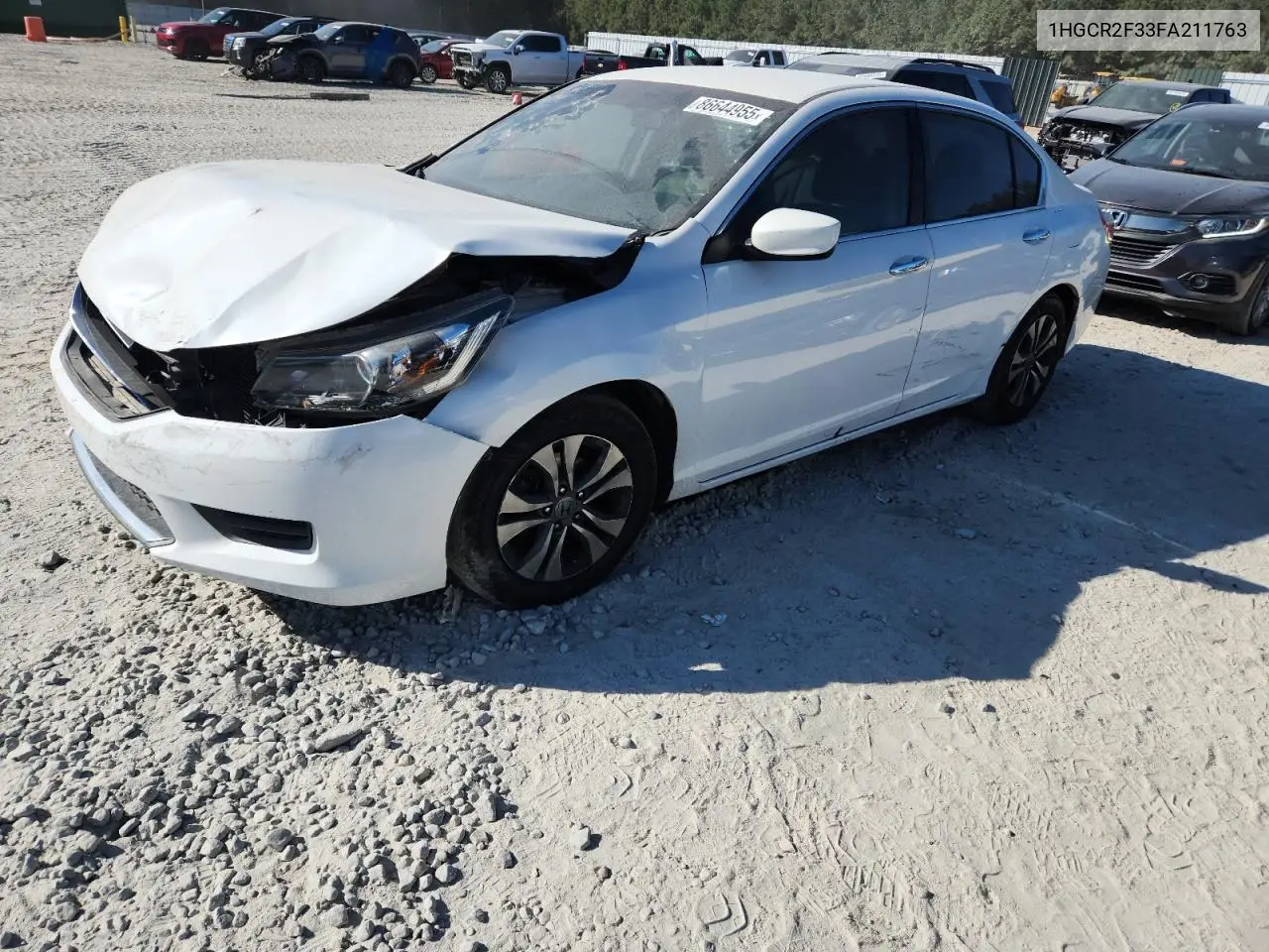 1HGCR2F33FA211763 2015 Honda Accord Lx